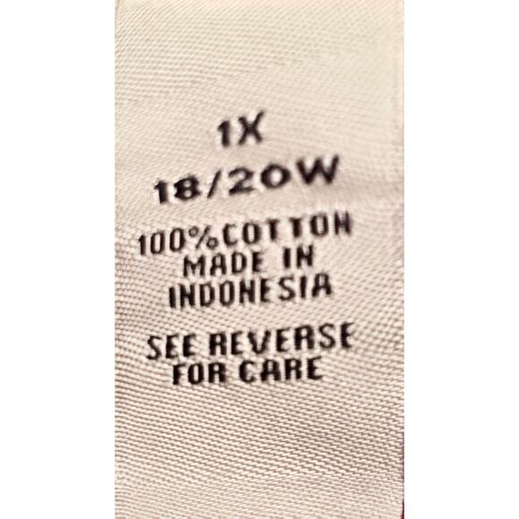 Catherines Christmas Snowman Shirt Womens 1X Red 3/4 Sleeves Presents Red Bird - Picture 4 of 8